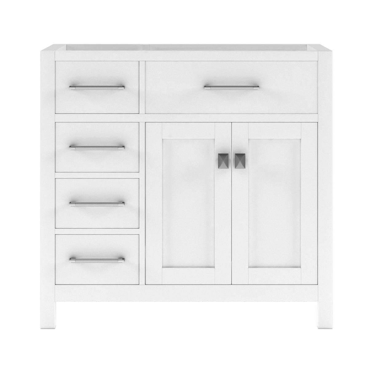 Virtu USA Caroline Parkway 36" Single Cabinet - Luxe Bathroom Vanities