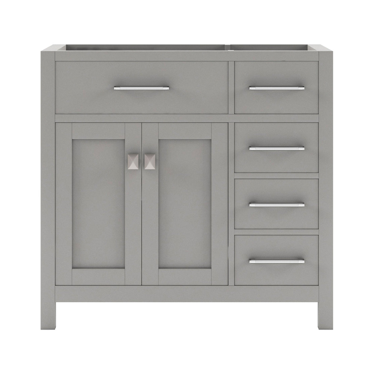 Virtu USA Caroline Parkway 36" Single Cabinet Only - Luxe Bathroom Vanities