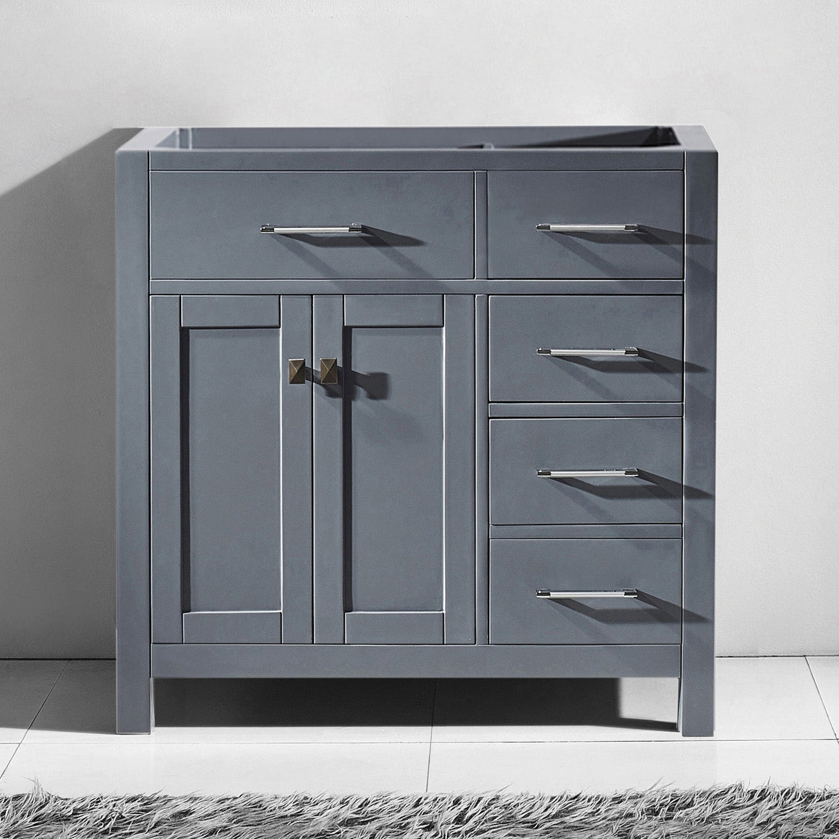 Virtu USA Caroline Parkway 36" Single Cabinet Only