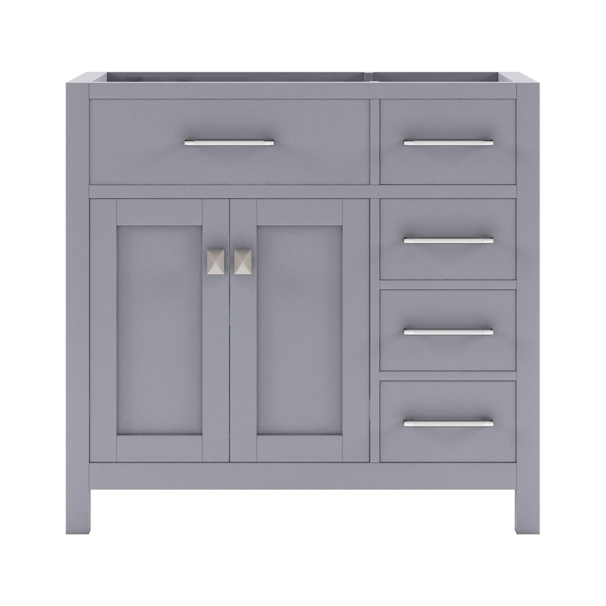 Virtu USA Caroline Parkway 36" Single Cabinet Only - Luxe Bathroom Vanities
