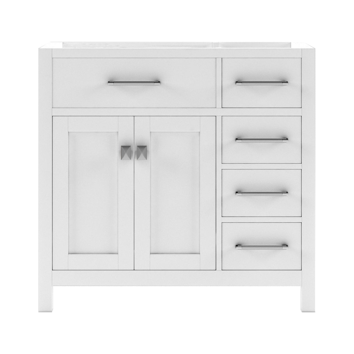 Virtu USA Caroline Parkway 36" Single Cabinet Only - Luxe Bathroom Vanities