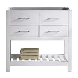 Virtu USA Caroline Estate 36" Single Cabinet in White