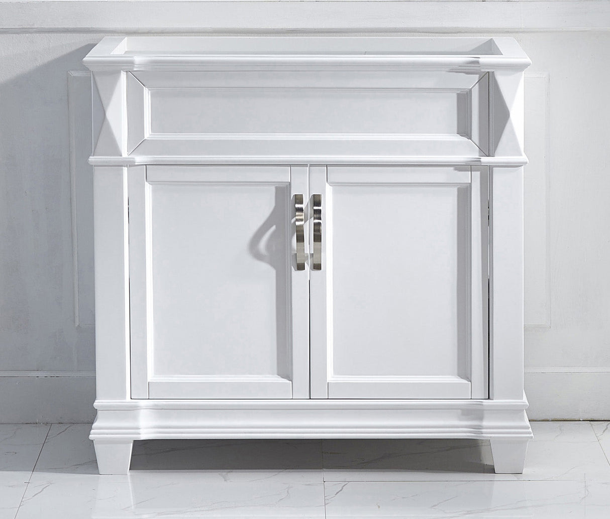 Virtu USA Victoria 36" Single Cabinet in White