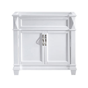 Virtu USA Victoria 36" Single Cabinet in White