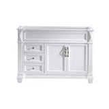 Virtu USA Victoria 48" Single Cabinet in White