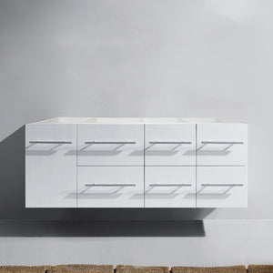 Virtu USA Ceanna 55" Single Cabinet in White