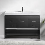 Virtu USA Gloria 48" Single Bath Vanity with Square Sink