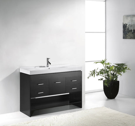 Virtu USA Gloria 48" Single Bath Vanity with Square Sink