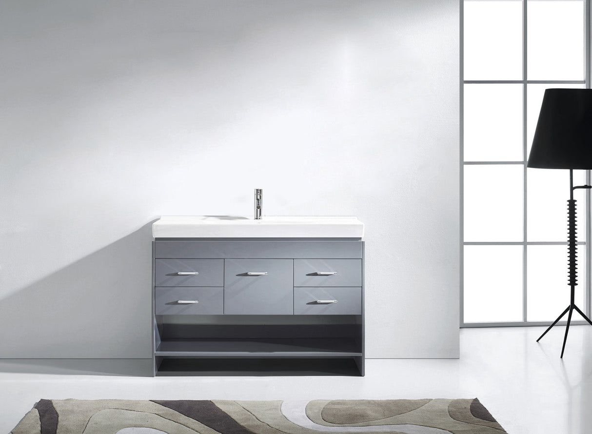 Virtu USA Gloria 48" Single Bath Vanity with Square Sink