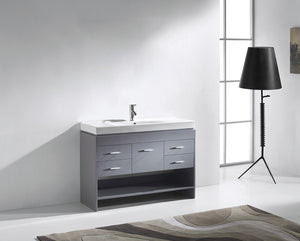 Virtu USA Gloria 48" Single Bath Vanity with Square Sink