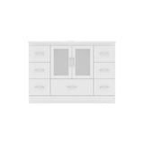 Virtu USA Zola 48" Single Cabinet in White - Luxe Bathroom Vanities