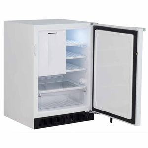 Marvel MS24RFS4RW 24" Scientific Refrigerator/Freezer, 3.8 Cu. Ft., Probe Port, White Solid Door, RH, Locking - view 3
