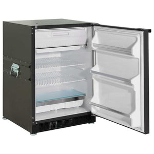 Marvel MS24RFSGRG 24" Scientific Refrigerator/Freezer, 4.4 cu. ft., Manual Defrost, Olive Green Solid Door, RH - view 2