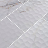 MSI Adella Viso calacatta 12x24 marble look glazed ceramic wall tile NADEVISCAL1224 product shot angle view