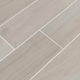 MSI Wood Collection palmetto bianco 6x36 porcelain floor wall tile product shot multiple planks NPALBIA6X36 angle view