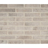 MSI brick collection capella taupe brick NCAPTAUBRI2X10 glazed porcelain floor wall tile product shot multiple bricks top view #Size_2-1/3"x10"