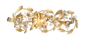 Marselle 3 Light Antique Gold Bathroom Vanity MSL-303-GA