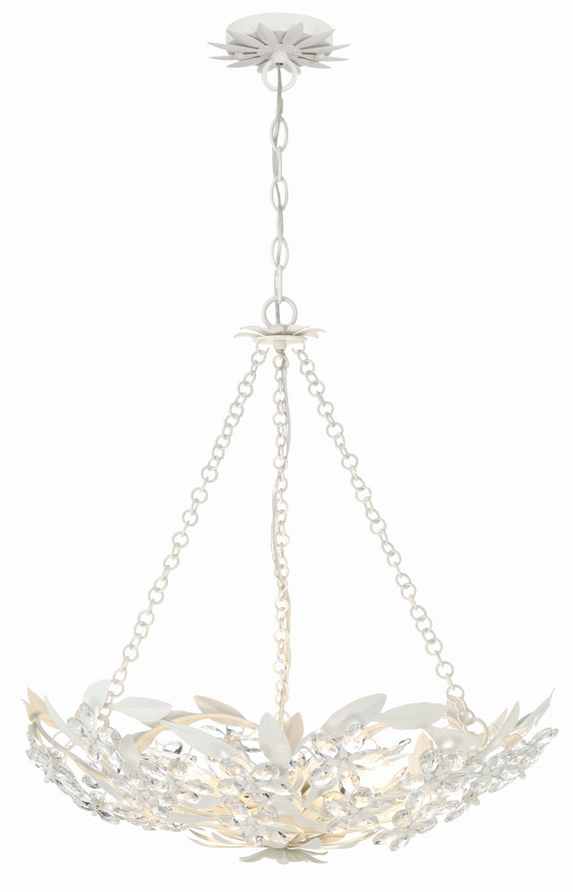 Marselle 6 Light Antique Gold Chandelier MSL-306-GA