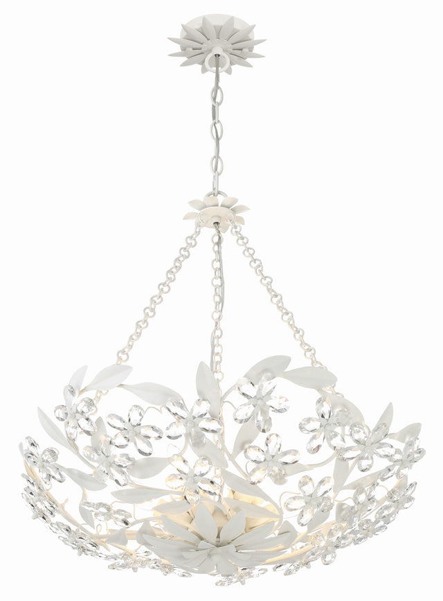Marselle 6 Light Antique Gold Chandelier MSL-306-GA
