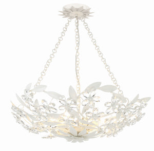 Marselle 6 Light Antique Gold Chandelier MSL-306-GA
