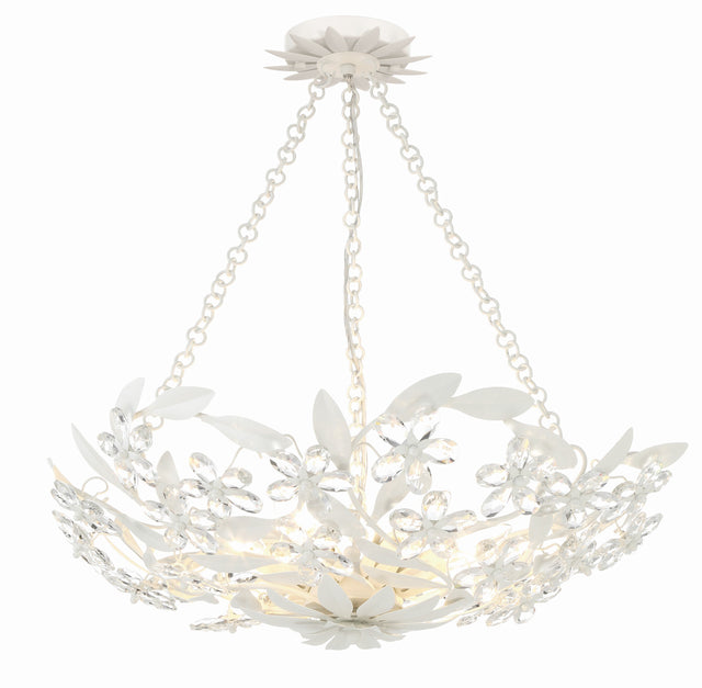 Marselle 6 Light Antique Gold Chandelier MSL-306-GA