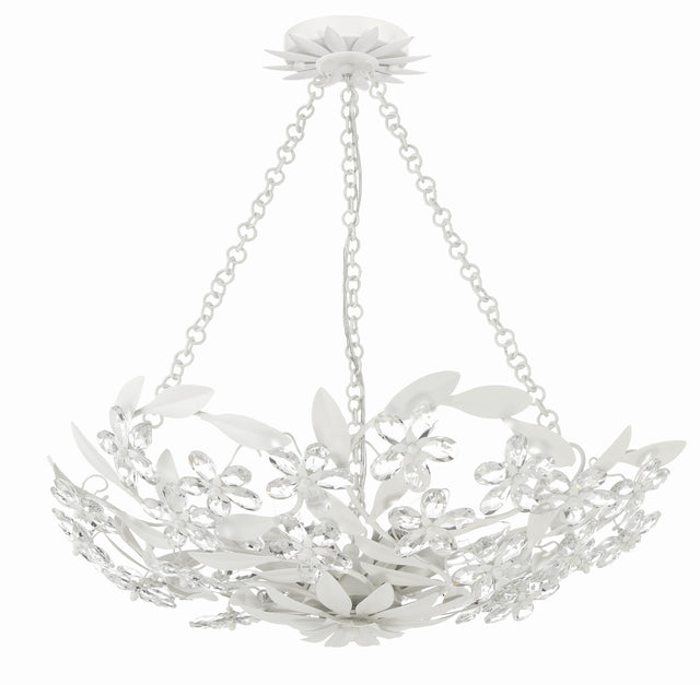 Marselle 6 Light Antique Gold Chandelier MSL-306-GA