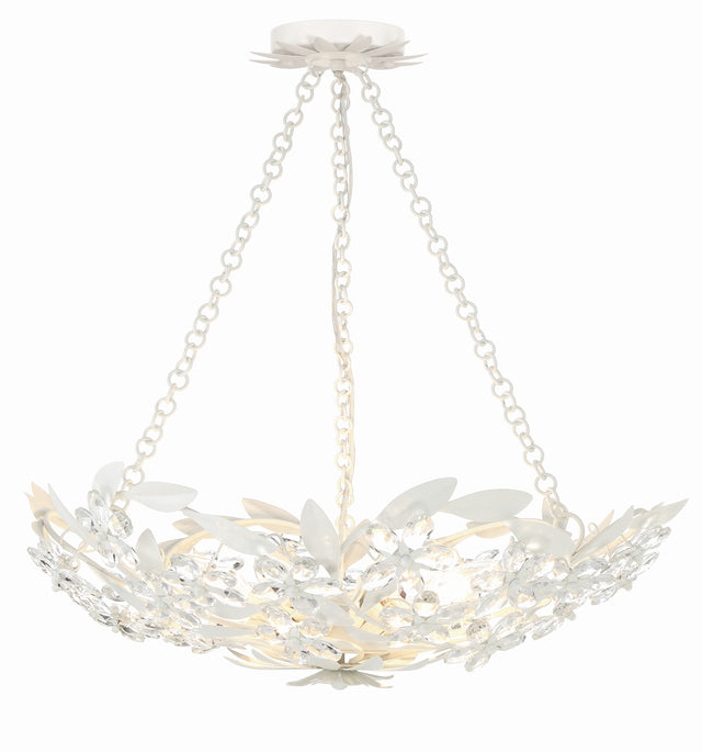 Marselle 6 Light Antique Gold Chandelier MSL-306-GA