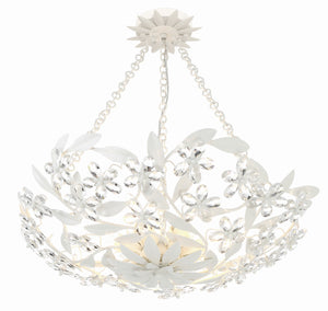 Marselle 6 Light Antique Gold Chandelier MSL-306-GA