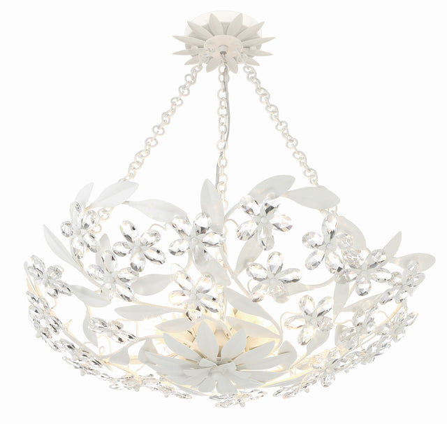 Marselle 6 Light Antique Gold Chandelier MSL-306-GA