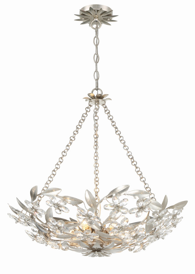 Marselle 6 Light Antique Gold Chandelier MSL-306-GA
