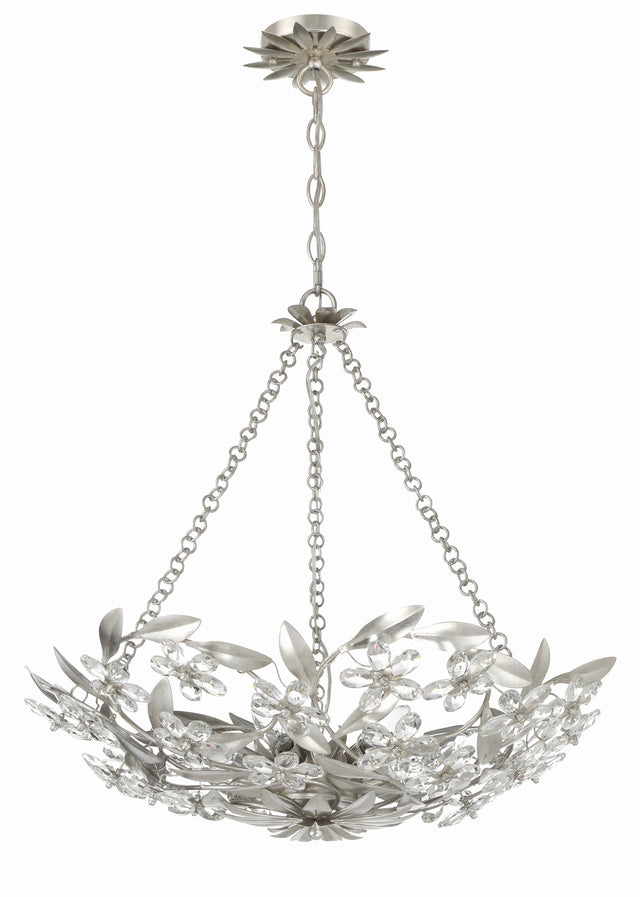 Marselle 6 Light Antique Gold Chandelier MSL-306-GA