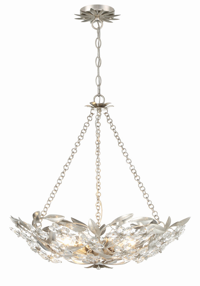 Marselle 6 Light Antique Gold Chandelier MSL-306-GA
