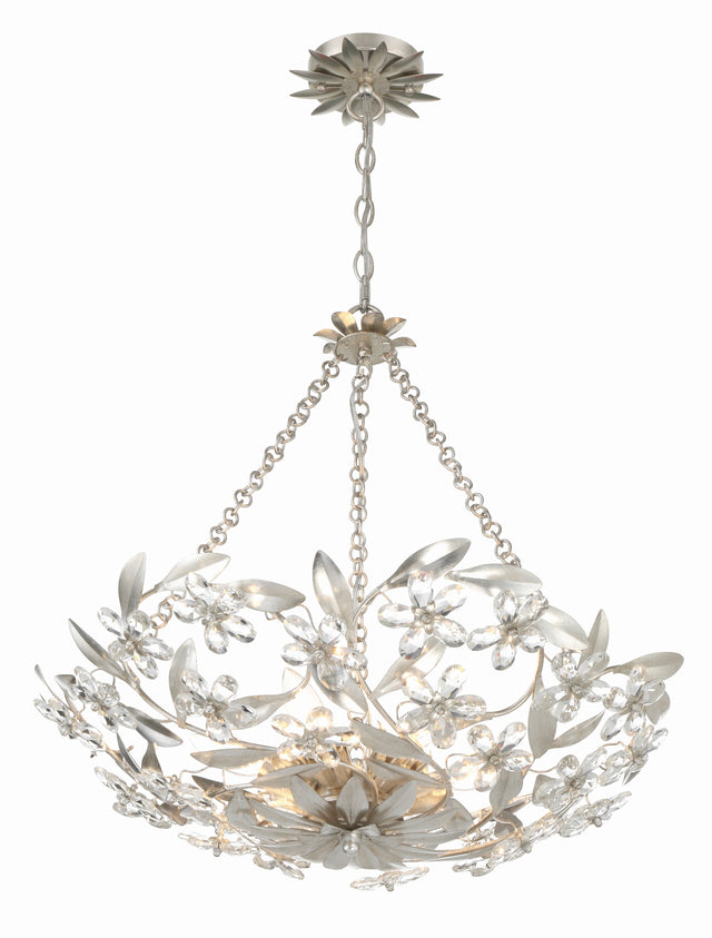 Marselle 6 Light Antique Gold Chandelier MSL-306-GA