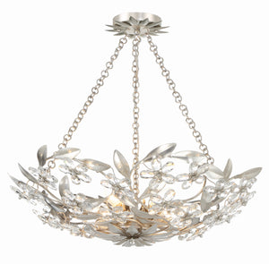 Marselle 6 Light Antique Gold Chandelier MSL-306-GA