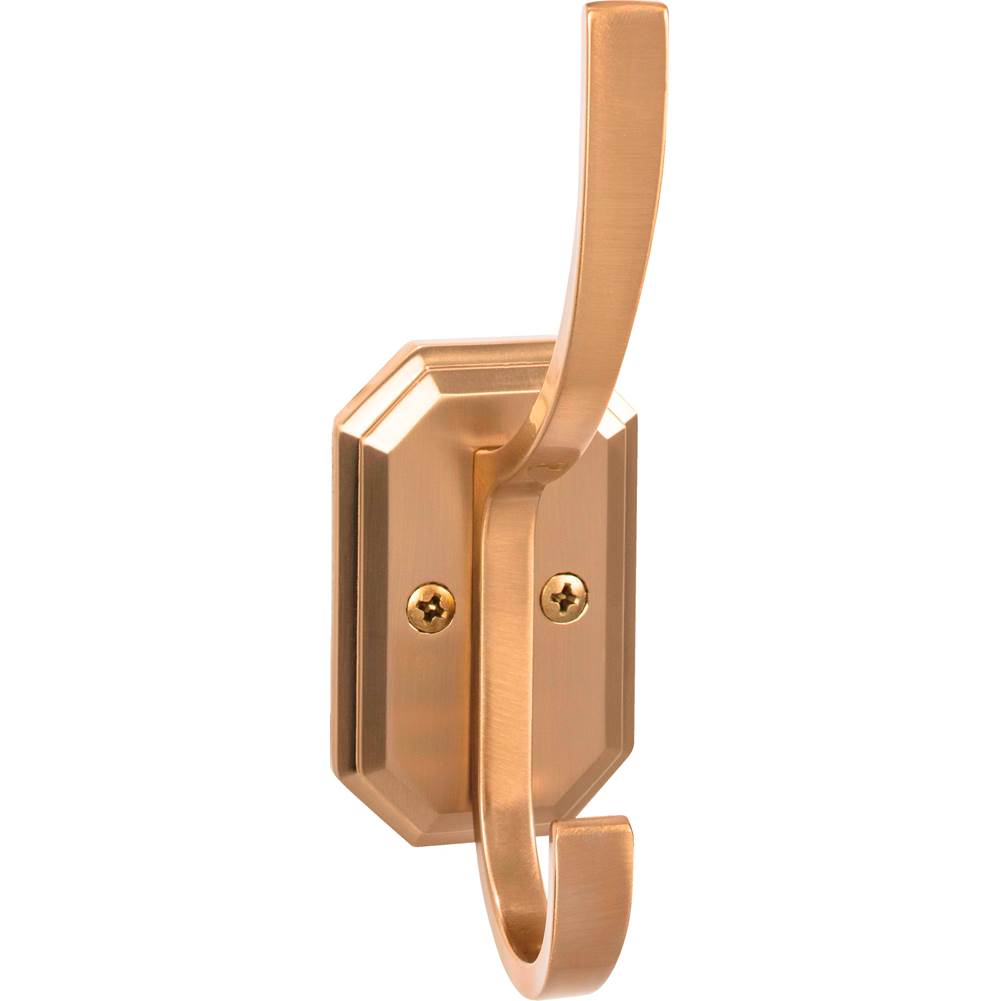 Top Knobs TK1065 Emerald Hook 6 1/4 Inch - Honey Bronze
