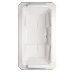 Hydro Systems MYS7844ATO-WHI MYSTIQUE 7844 AC TUB ONLY-WHITE