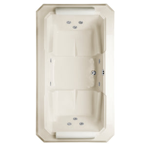 Hydro Systems MYS7844AWP-BON MYSTIQUE 7844 AC W/WHIRLPOOL SYSTEM-BONE