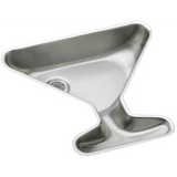 Elkay 22 Inch Undermount Single Bowl Stainless Steel Bar Sink 18-Gauge Slopes to 5.5" Bowl Depth, 2 Inch Drain and "Martini" Shape MYSTIC2221