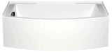 Americh MZ6032PLA2-BI Mezzaluna 6032 ADA Left Hand - Platinum Series / Airbath 2 Combo - Biscuit