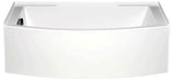 Americh MZ6032TRA2-WH Mezzaluna 6032 ADA Right Hand - Tub Only / Airbath 2 - White