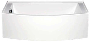 Americh MZ6032BLA5-BI Mezzaluna 6032 ADA Left Hand - Builder Series / Airbath 5 Combo - Biscuit