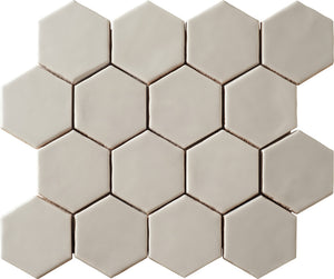 Marazzi Artistic Reflections Matte Mist Hexagon 3x3 Matte Mosaic Tile