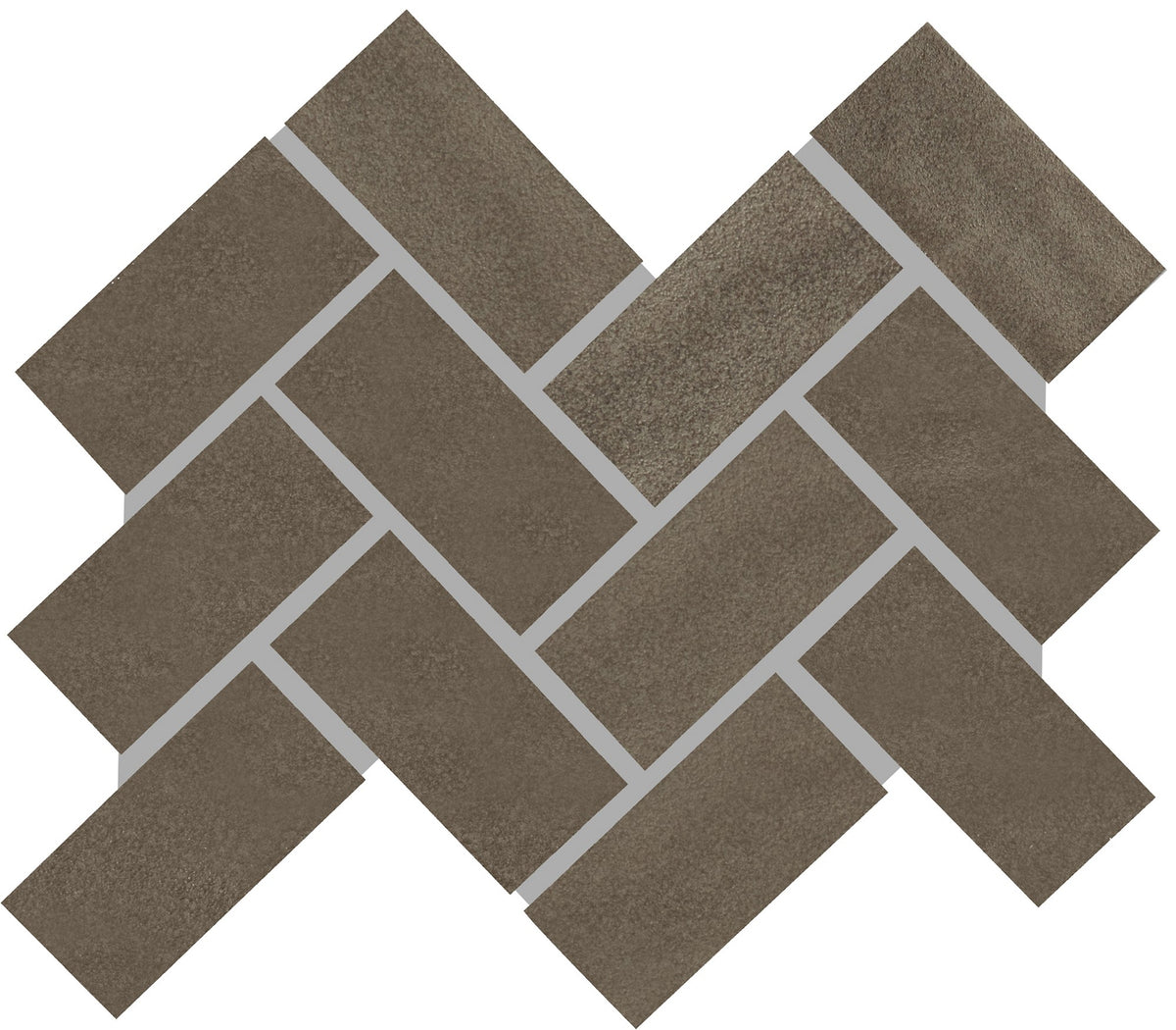 Marazzi Artezen Metallic Vibe Herringbone 2x4 Glossy Mosaic Tile