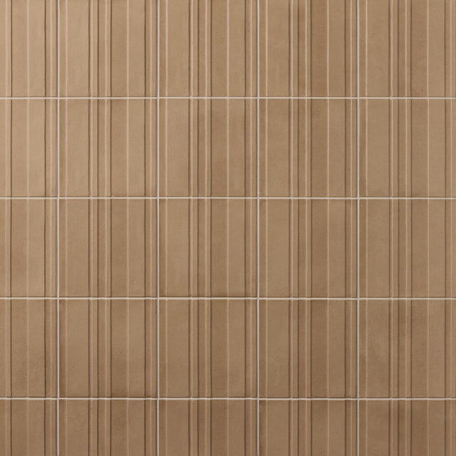 Marazzi Crafthouse Jute Square 8x8 Fluted Matte Wall Tile