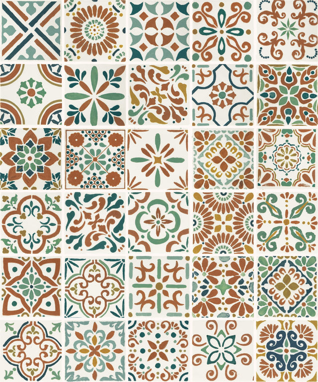 Marazzi Cotto Revival Valencia Square 4x4 Handcrafted Glossy Wall Tile
