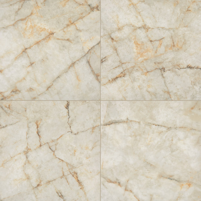Marazzi Editorial Wintour Ivory Square 24x24 Polished Floor Tile