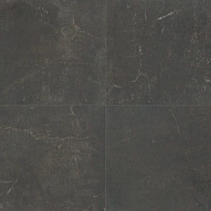 Marazzi Historia Vintage Black Square 24x24 Light Polished Floor Tile