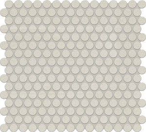 Marazzi Inyo Crema Penny Rounds Microban Matte Mosaic Tile
