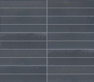 Marazzi Inyo Indigo Straight Joint 1x6 Microban Satin Mosaic Tile