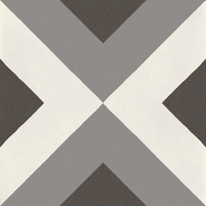 Marazzi D_Segni Double Diamond Smoke Blend Double Diamond 8x8 Matte Floor Tile Deco